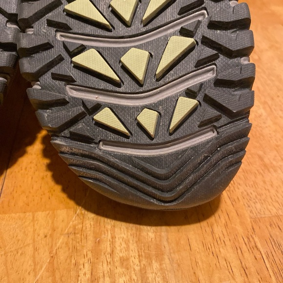 Women's 8 M Keen Targhee III Mid Waterproof Hiking Boots Fumo Brown Quiet Green - Picture 12 of 15